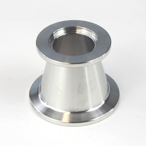 Image of HFS(R) 1.5'' Tri Clamp to KF25 Adapter, Flange to Tri Clamp Adapter Stainless Steel 304