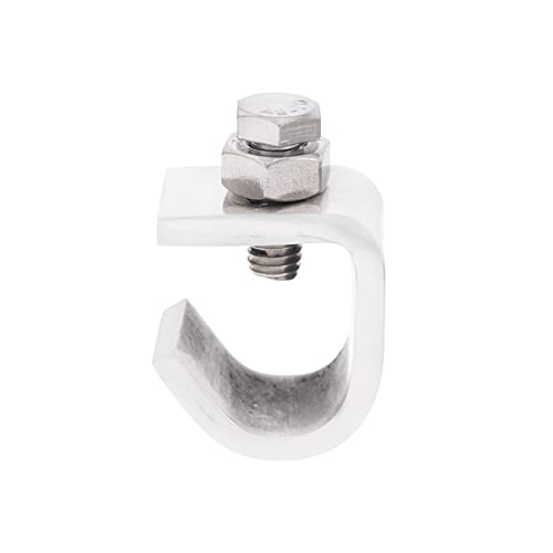 United Pacific 86052 Stainless Steel Bumper Guide J-Clamp, Heavy Duty Construction, 304 Grade Stainless Steel – One J-Clamp