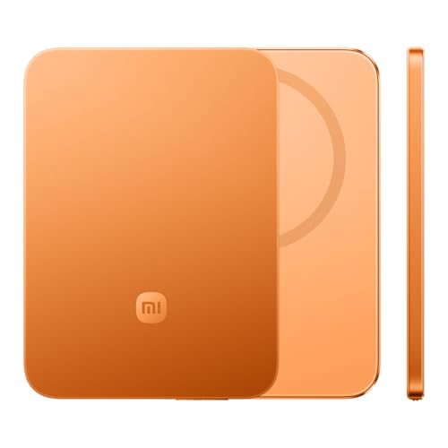 Xiaomi UltraThin Powerbank MagSafe, Ultra Sottile 6 mm, Batteria Esterna da 5000 mAh, Ricarica Rapida fino a 15W, Caricatore Portatile, Design Ergonomico, Compatibile con iPhone e Android