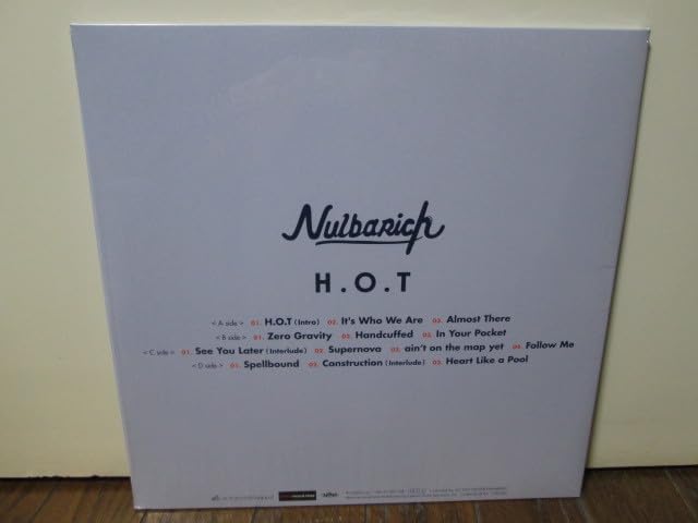 Amazon.co.jp: 盤質A H.O.T 2LP [analog] Nulbarich ナルバリッチ