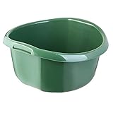 SCHÜSSEL MIT MAßEN: Länge 38cm, Breite 38cm, Höhe 18,5cm. Inhalt: 10 Liter. Durchmesser: 38cm. Das Produkt ist in vier Farbvarianten erhältlich. Das verwendete Material garantiert einfache Pflege und Langlebigkeit der Schüssel. Haltbar gegenüber heißem Wasser und Detergenzien
