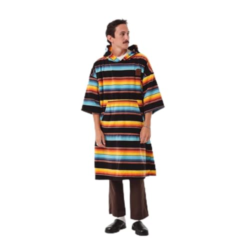 Slowtide Wearable Blanket Poncho – Ultra-Soft Fleece Hoodie with Pocket & Sleeves, Cozy Loungewear for Adults