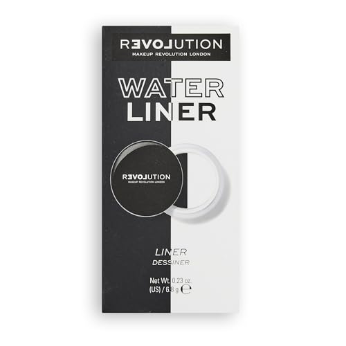 Image of Revolution Relove Water Activated Eye Liner Double Up Long Stay Smudge-Proof Red & Yellow (White & Black)