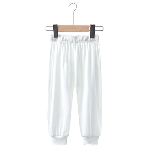 Kids Tales 2 Pack Boys Girls Modal Pants Child Basic Plain Solid Trousers Big Kids Elastic Waist Jogger Pants Long Bloomers4