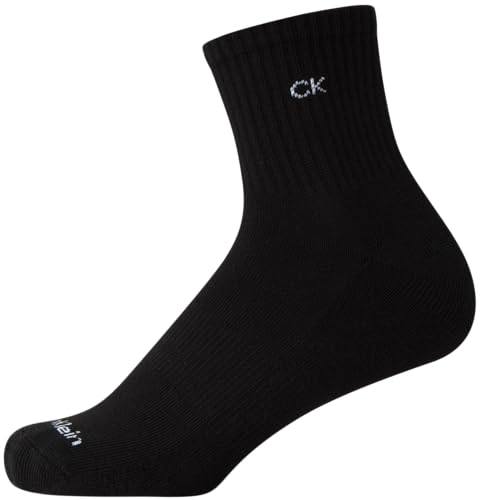 Image of Calvin Klein Womens 12 Pack Terry Cushioned High Quarter Socks