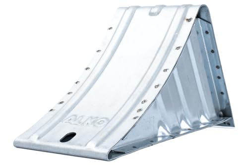 Cale De Roue Métallique AL-KO - Support 1600kg - Galvanisé - Pour Caravane, Camping-Car - Dimensions 300x120x155mm