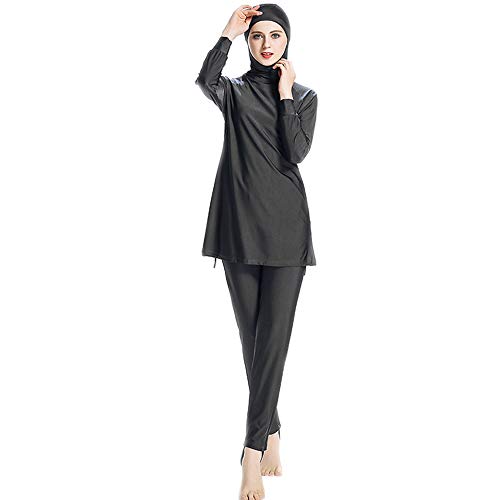 Burkini couverture pleine musulmane pour plage et piscine avec hijab