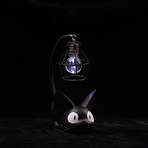 Lampa stołowa kot kreskówkowy lampka nocna żywica kot zwierzę LED lampka nocna dziecięca lampa stołowa do pokoju dziecięcego Decro Home Led lampa biurkowa oświetlenie