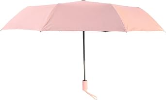 BiggDesign Compact Travel Umbrella, Mini Rain and Sun Umbrella with UV Protection, Ultra Lightweight, Manuel Opening, Portable, 8 Ribs Folding Umbrella For Women