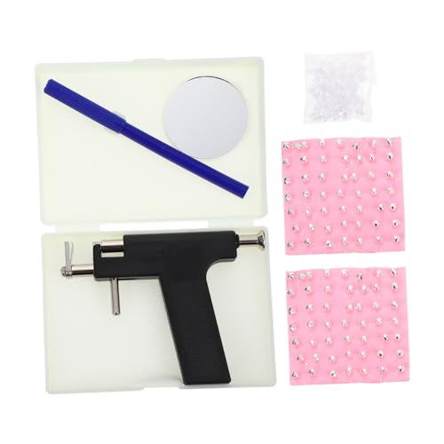 PartyKindom 1Set Portable Ear Kit with Ear Studs Low Navel Tool for Easy Use Includes Multiple Accessories for Efficient Ear Piercings for Personal Professional