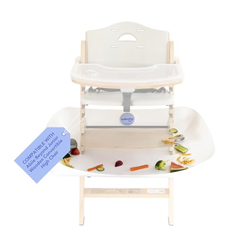 Image of CATCHY - Food Catcher - Compatible with Abiie Beyond Junior High Chair + 12 Other High Chairs - Highchair Sold Separately - Baby & Toddler Food & Mess Catcher - Under High Chair Accessory