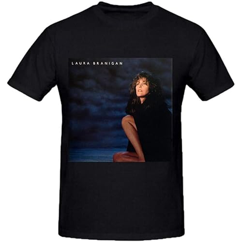 Photo de Laura Branigan Laura Branigan Unisex 100% Cotton Short-Sleeve T-Shirts Black XXXL