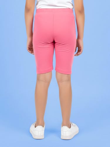 Image of KiddoPanti Girls Knee Length Cycling Shorts Pack of 2