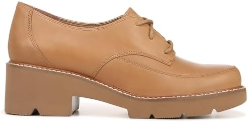 Naturalizer Womens Darry Lace Up Lug Sole Oxford Loafers Toffee Brown Leather 5 M | Image 5