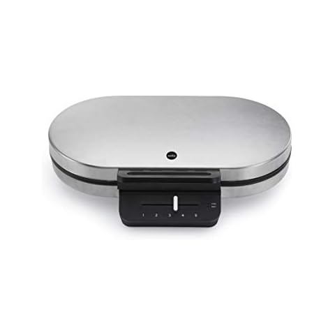Wilfa DWA-517S Waffle Iron, Steel, 1200 W, Silver Cover