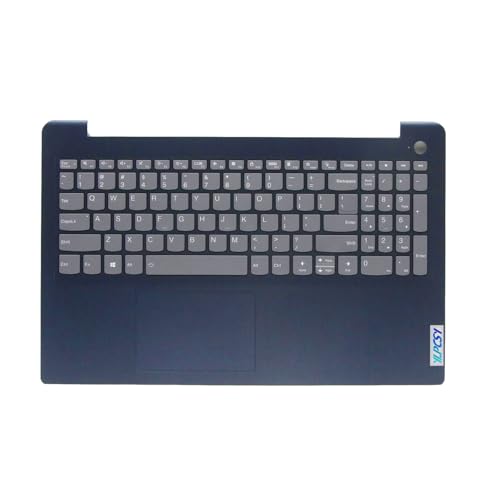 Replacement for Lenovo ideapad 3-15ITL6 3-15ALC6 Laptop Upper Top Cover Case Palmrest Backlit Keyboard Touchpad Assembly Part 5CB1B62097 Blue