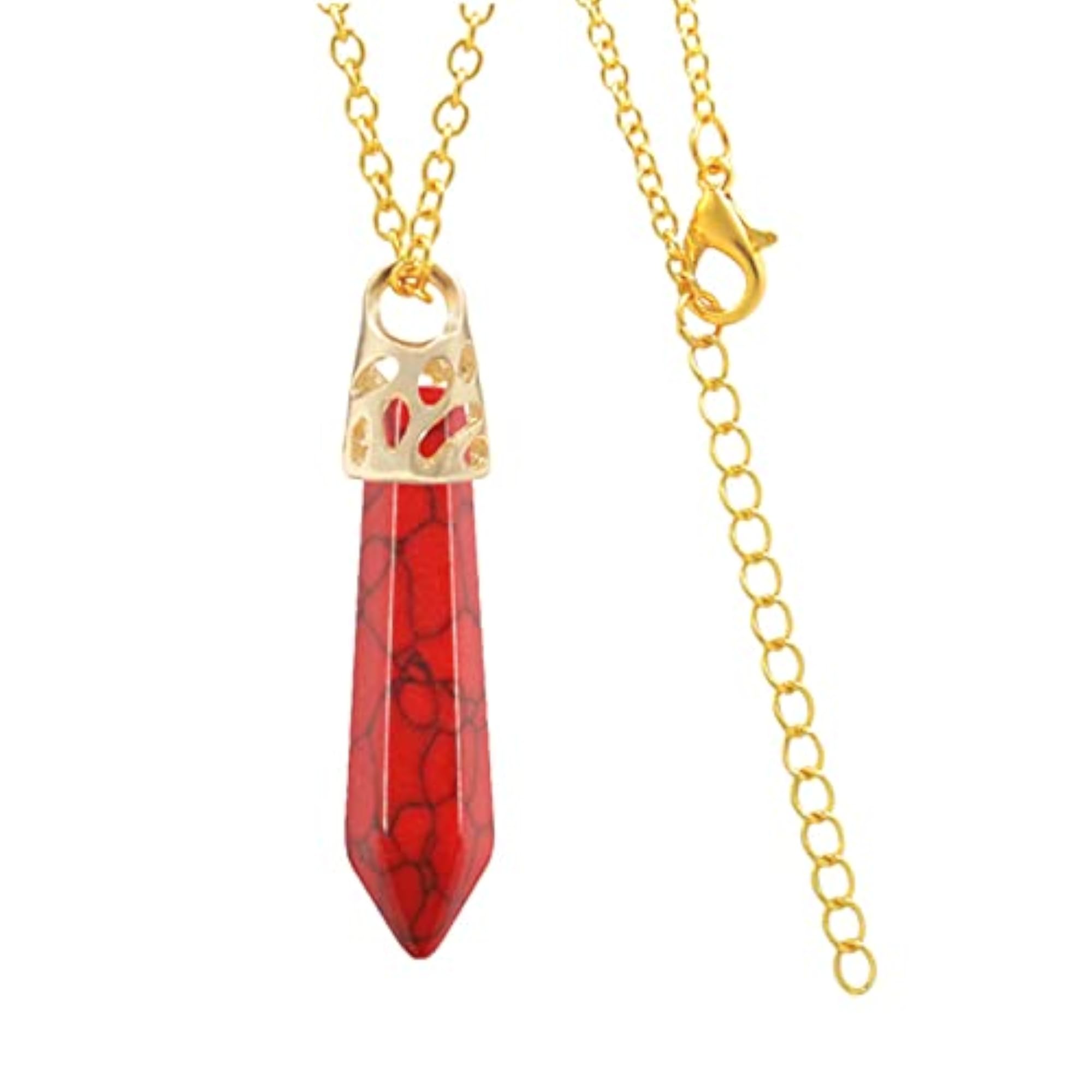 Elegant Crystal Hexagonal Stones Necklace, Birthday Gift