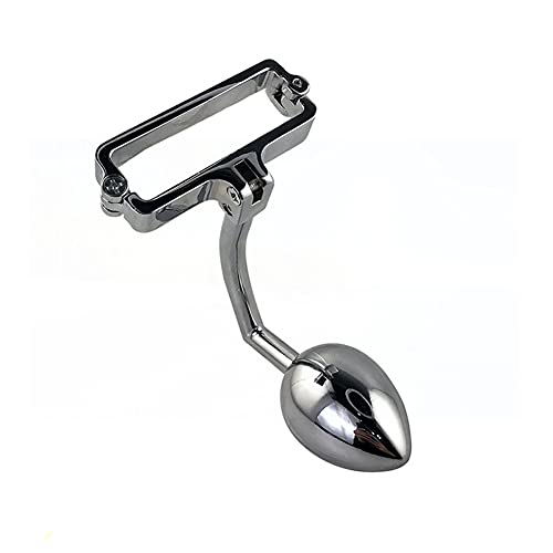 Perles anales SM avec anneau pénien en métal pour pimenter vos soirées bondage en couple