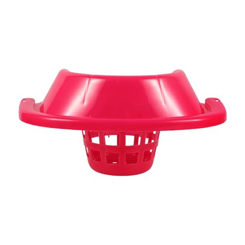 Mikinona Cesta para Cubo de Fregona de Plástico Roja con Orificios de Drenaje Accesorio de Limpieza para Fregona Repuesto Práctico