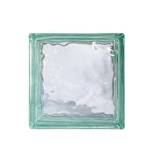 Vetromattone Linea Metal Glass | Dimensione: cm 19x19x8 | Unità di vendita: una scatola da 6 pezzi (Verde)