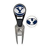 Team Effort BYU Cougars CVX Golf Ball Mark Repair Tool and 2 Ball Markers