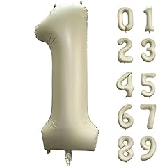 Cream White Number 1