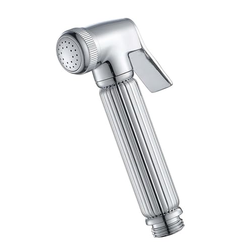 Rociador de bidé Rociador de bidé, rociador de bidé for inodoro, pistola rociadora simple cromada, rociador de bidé de material de cobre, rociador de bidé de mano for inodoro, rociador de bidé de mano