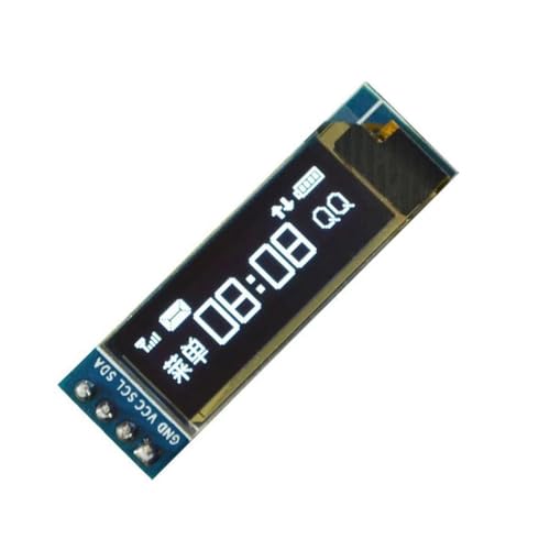 Electronic Spices 0.91 Inch 128 x 32 Blue OLED Display Module with I2C/IIC Serial Interface