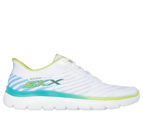 Image of Skechers Men Summits - ROENN Slip INS Shoe White /Multi