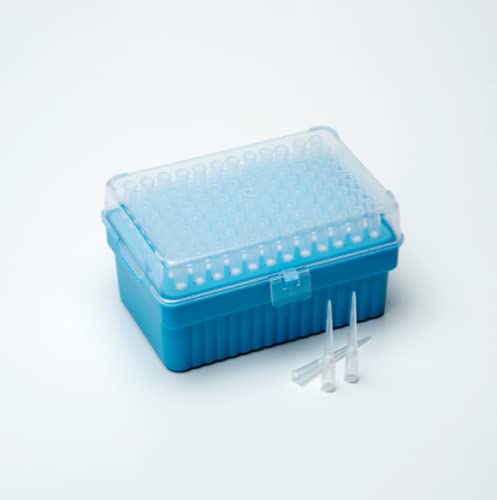Biologix 100μl Pipette Tips Filter Tips Lab Plastic Liquid Pipette Pipettor Tips, Rack Pack, Sterile, 96 Pieces/Rack, 100 Racks/Case