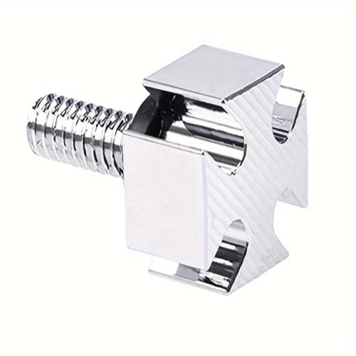 Vis de selle 6mm contre la rouille en aluminium argent pour Road King Sportster