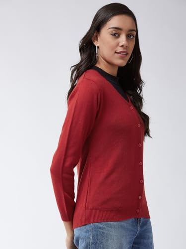 Image of Pivl Womens Winter Season V Neck Full Sleeves Sweater /Cardigan