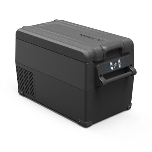 Alpicool NCF35 35L Kompressor Kühlbox 12V tragbarer Mini-Kühlschrank elektrische Gefrierbox klein Gefrierschrank für Auto camping, Lkw, Boot, -20℃ bis 20℃(Schwarz)