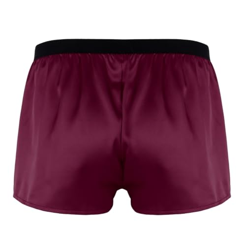 Moily Men's Silky Boxers Shorts Summer Holiday Loose Panties Sports Shorts Beachwear2