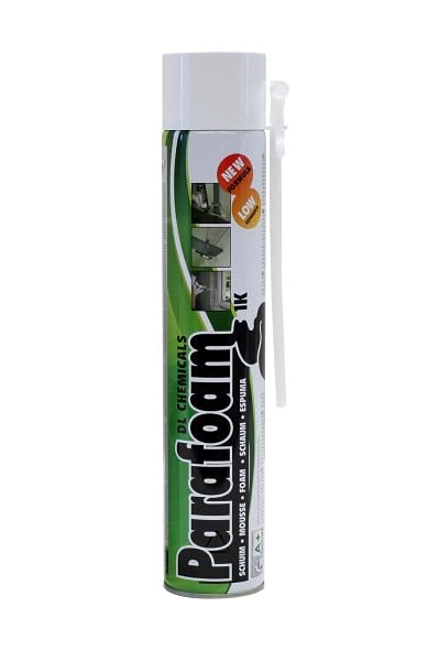 DL CHEMICALS FAC31130 - Espuma de poliuretano parafoam 1K cabeza en bajo-cartucho de 750 ml, lote de 12-0900001N00049