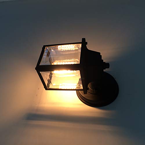 2 Luminaria Arandela Vintage Externa Colonial Preta alz17