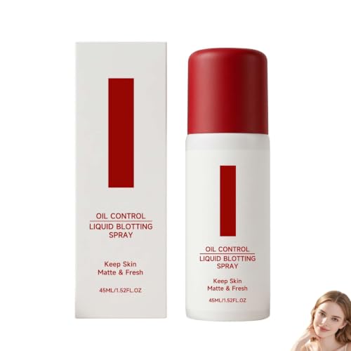 Image of Oil Sucker Liquid Blotting Touch Up Spray, Oil Sucker Primer, Mist for Shine & Sebum Absorption, Instant Matte Finish Touch-Up, Long Lasting Oil Control Makeup Lightweight, Keep Skin Fresh (1PC)