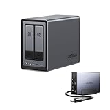 UGREEN NASync DXP2800 2-Bay NAS Server Bundle mit USV, Intel N100 Quad-Core, 8GB DDR5, 2,5GbE LAN, 2×M.2 NVMe-Steckplätze, 4K HDMI, Kompatibel mit Drittanbieter NAS Festplatten/HDD (Diskless)