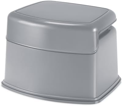 MILTON Ritz Comfort Stool, Grey | Bathroom | Kitchen | Home | Stool for ...