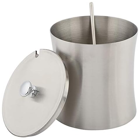 Zuckerdose Edelstahl Mit Deckel, Edelstahl Zuckerdose Zuckerdose Cover