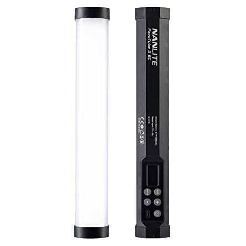 Nanlite PavoTube II 6C multicolor con imán integrado y batería recargable USB-C 2