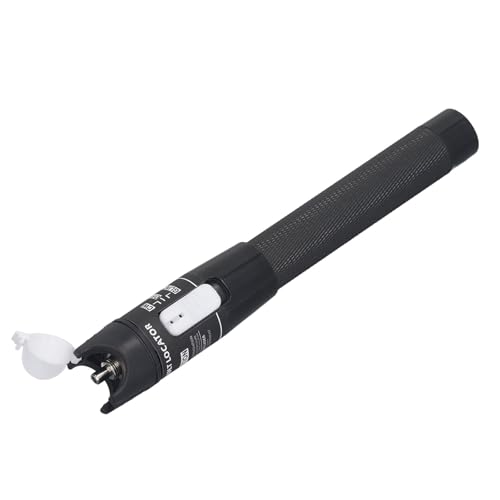 Fiber Visual Fault Locator, 80MW 80KM VFL Fiber Optic Cable Tester Meter Fiber Red Light Pen, Fiber Optic Tools Source Tester Kit, Fiber Network Cable Test Kit for LC FC SC ST