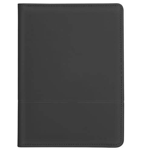Image of Padfolio /Portfolio Binder, Mini Padfolio Portfolio Binder 5 x 8 Legal Writing Pad, A5 Document Organizer Folder for Men Women,Classic Black.