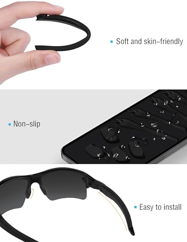 Image of Bowyer Replacement Rubber Kits Compatible with Oakley Flak 2.0 /Flak 2.0 XL Sunglass