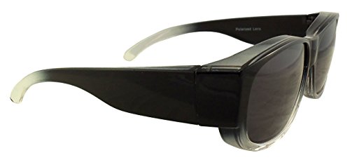 Womens Ombre Fit Over Sunglasses with Polarized Lenses - Wear Over Prescription Glasses - Case Included3