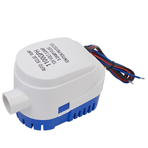 Gboots Water Pump Accessories 1100Gph With Float Switch Automatic Boat Bilge Pump, Auto Submersible Electric Water Pumps Boat Bilge Water Pump #TOP11
