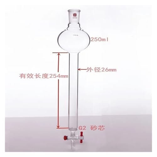 Colonne de chromatographie flash pour séparations sans fuite avec joint 24/40