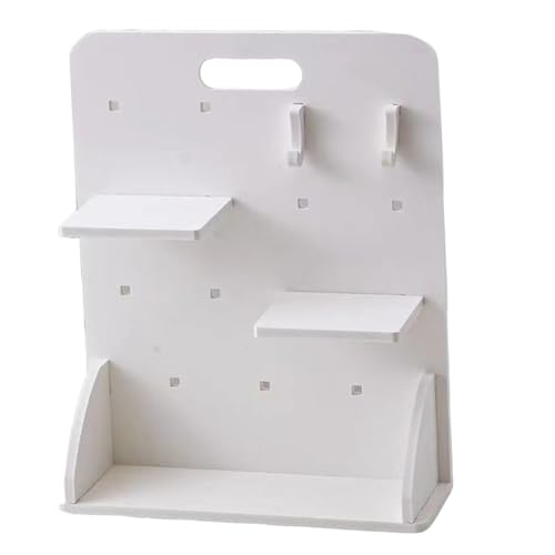 Kawaii Desk Organizer Large Cute Desk Organizer Vertical Cute Bookshelf with 2 Divider and 2 Hooks Multifunction Desk Tidy for Office School Home