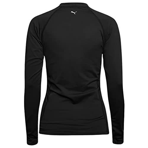 Camiseta Manga Longa UV50+, Puma, Feminino, Preto, G