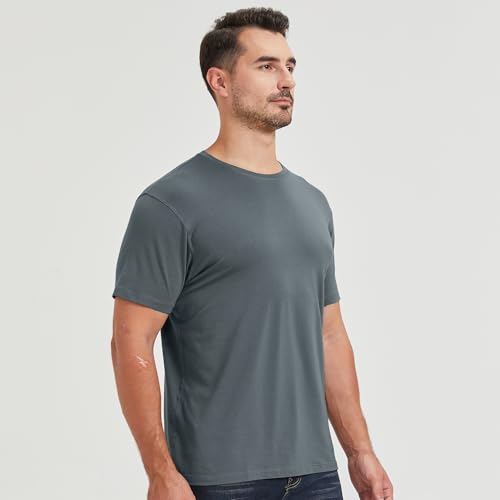 Image of netdraw Men's Ultra Soft Bamboo Viscose Cotton T-Shirt S-3XL